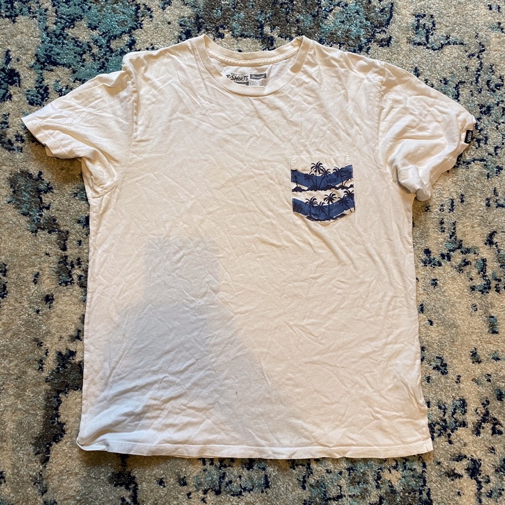 Vans Premium Pocket Tee Tropical Palm Tree T-shirt